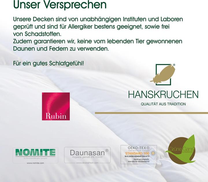 Actual product image Hanskruchen Rubin (940 g, 155 x 220 cm)