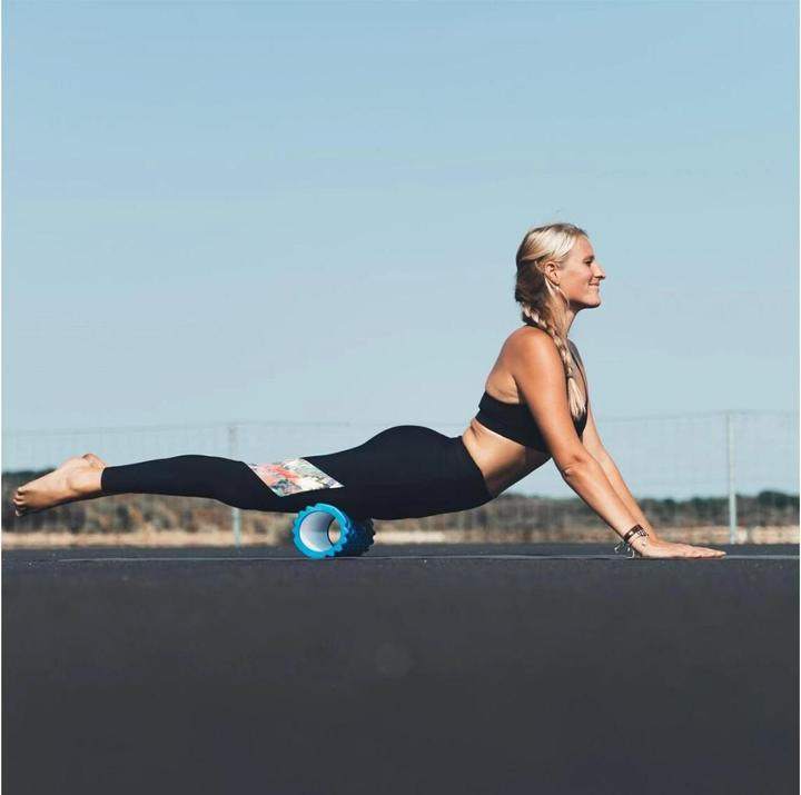 Produktbild Tunturi Yoga Schaumblock Massageroller 33 cm Blau