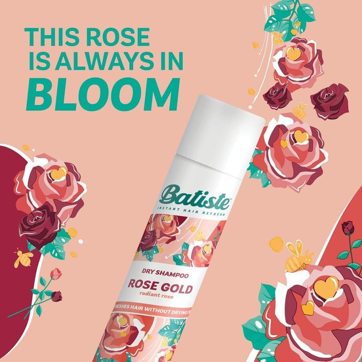 Actual product image Batiste Rose gold (350 ml, Dry shampoo)