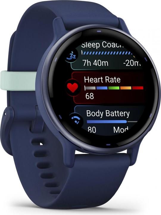 Productafbeelding Garmin vivoactive 5, Cpt. blauw/blauw metallic (42.20 mm, Alleen WLAN)