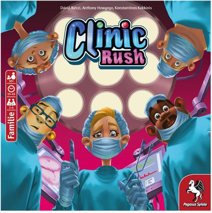 Produktbild Pegasus 51231G - Clinic Rush - Brettspiel, für 1-4 Spieler ab 10 Jahren (DE-Ausgabe) (Deutsch)