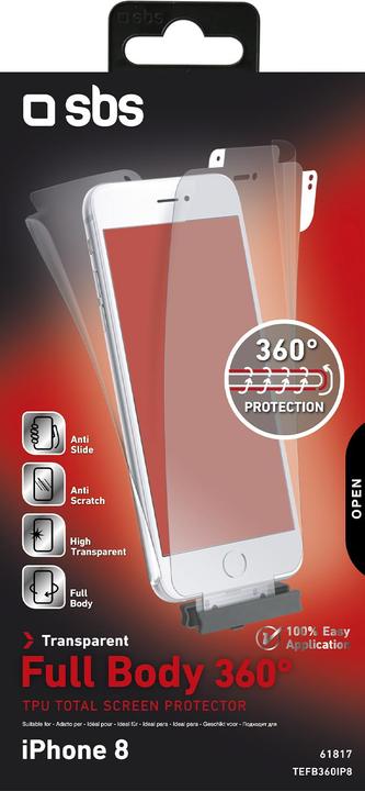 Image du produit SBS Film de protection Full Body 360° pour iPhone 8 (Apple iPhone 8)