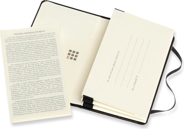 Immagine prodotto Moleskine Vassoio per biglietti da visita Pro Xs, copertina rigida, con 2 scomparti, nero (6,5 x 10,5 cm, Rigatura speciale, Copertina rigida)