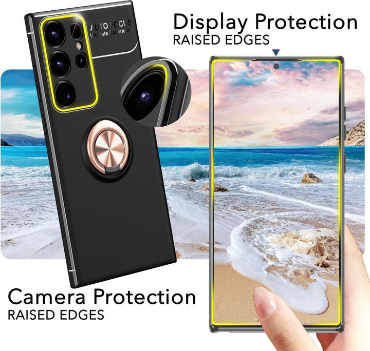 Actual product image Nalia Matte Ring Silicone Sleeve (Samsung Galaxy S24 Ultra)