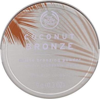 Actual product image Body Shop Coconut Bronze Matte Bronzing Powder (03 Matte Coco Medium, Bronzer, 9 g)