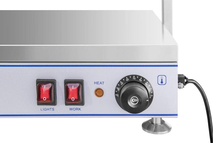 Image du produit Royal Catering Chauffe-plat avec lampes halogènes - 2000 W - Acier inoxydable