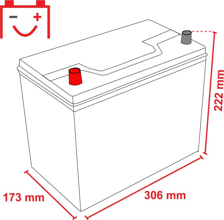 Immagine prodotto Voltic Batteria per auto VP60033 Performance (12 V, 100 Ah, 800 A)