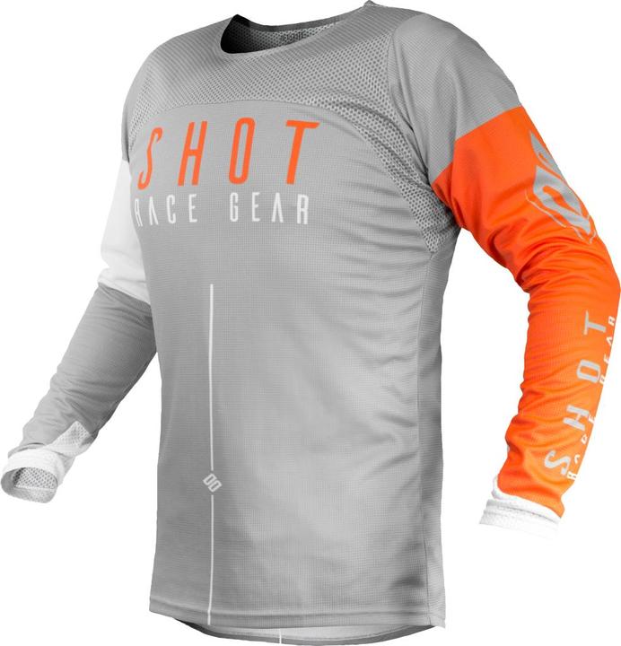 Shot AEROLITE ALPHA Jersey grau-orange XXL (XXL)