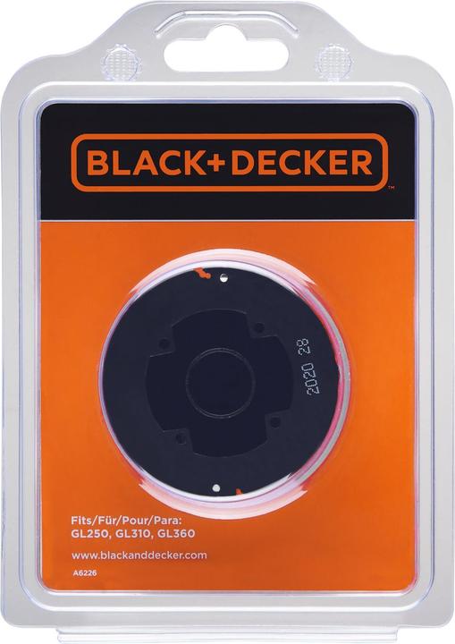 Produktbild Black & Decker Rasentrimmer-Fadenspule (Rasentrimmer, Trimmerfaden + Fadenspule)