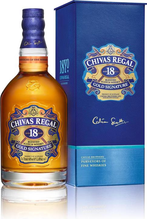 Produktbild Chivas Regal 18 Years Gold Signature (Blended Whisky, Scotch Whisky, 1 x 70 cl)