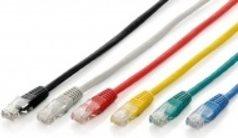 Actual product image equip ECO patch cable Cat.6 U/UTP 5m blue bulk (U/UTP, CAT6, 5 m)