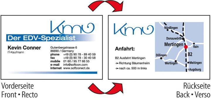 Image du produit Sigel Cartes de visite 3C (225 g/m², 100 x, A4)