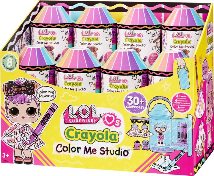 Produktbild MGA L.O.L. Surprise! Loves CRAYOLA Color Me Studio Asst in PDQ