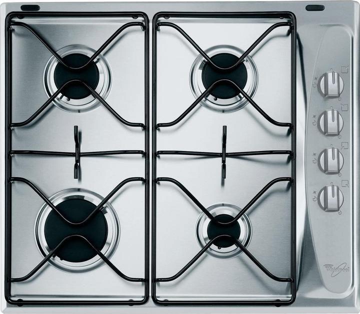 Produktbild Whirlpool AKM 268/IX Kochfeld Edelstahl Integriert Gaskochfeld 4 Zone(n)