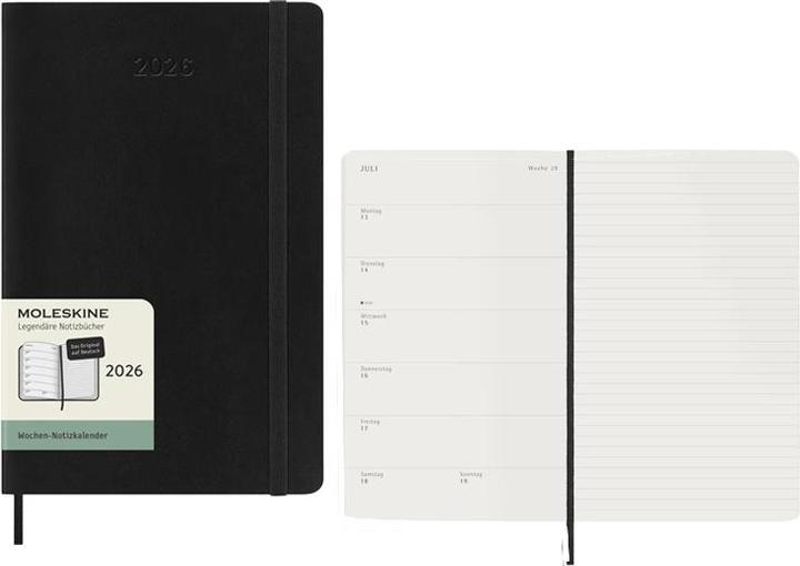 Immagine prodotto Moleskine WONK 2026 DE LG SC Swrz (13 x 21 cm, Tedesco)
