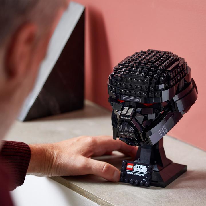 Actual product image LEGO Dark Trooper Helmet (75343, LEGO Rare Sets, LEGO Star Wars)