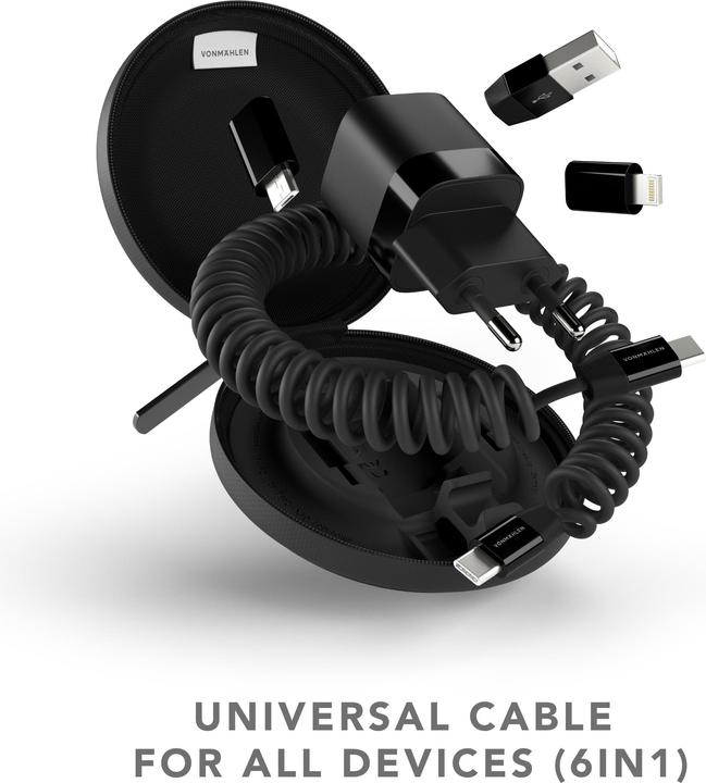 Produktbild Vonmählen Allroundo GaN All-in-One Ladekabel + 33 W USB C Charger (30 W)