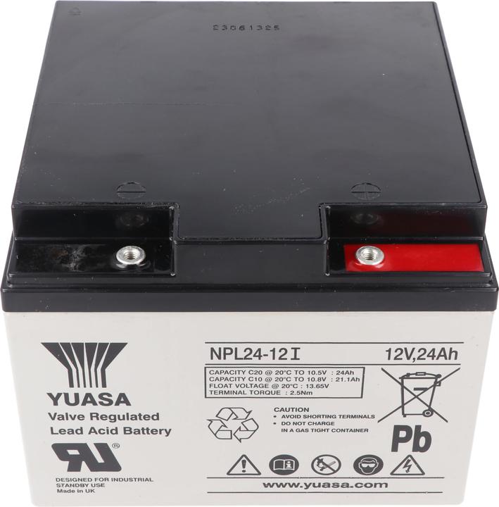 Actual product image Yuasa Akku NPL24-12 (12 V, 24 Ah)