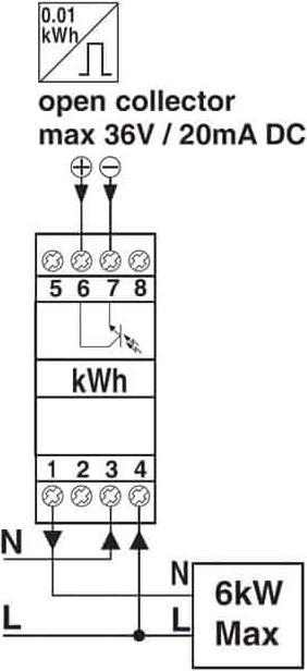 Produktbild Perry Wechselstromzähler 1SDSD05CEM/2 2 TE, 230V, 5(30A), SO-Ausgang