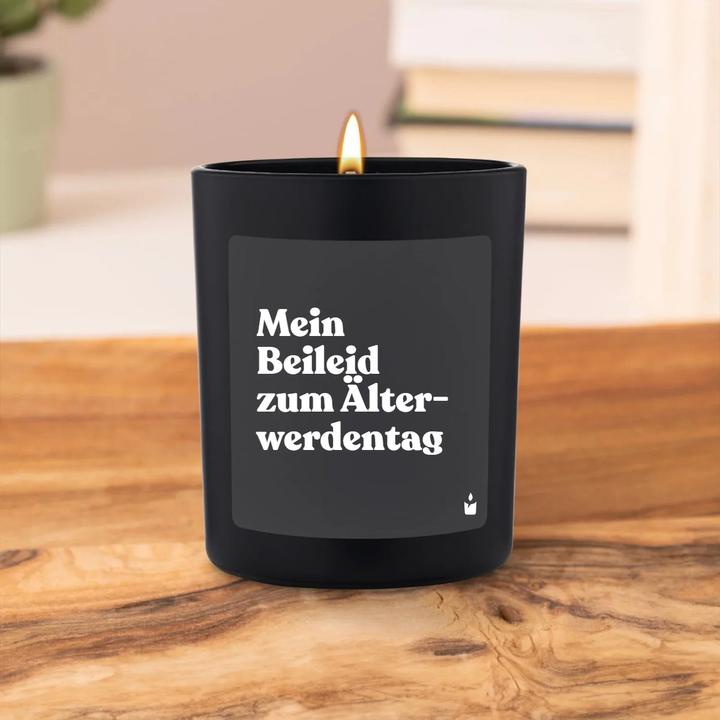 Produktbild Chatty Candles Duftkerze Flowery Mein Beileid zum Älterwerdentag