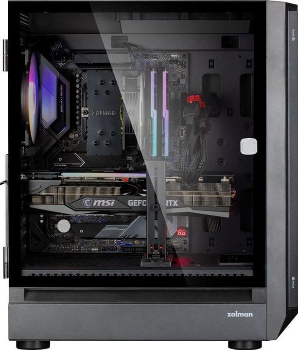 Actual product image Zalman i6 Black, RGB fan x4 T/G (ATX)