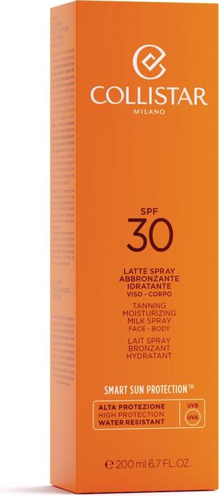 Immagine prodotto Collistar CS Sun - Latte spray idratante abbronzante SPF30 (Spray solare, SPF 30, 200 ml, 150 g)