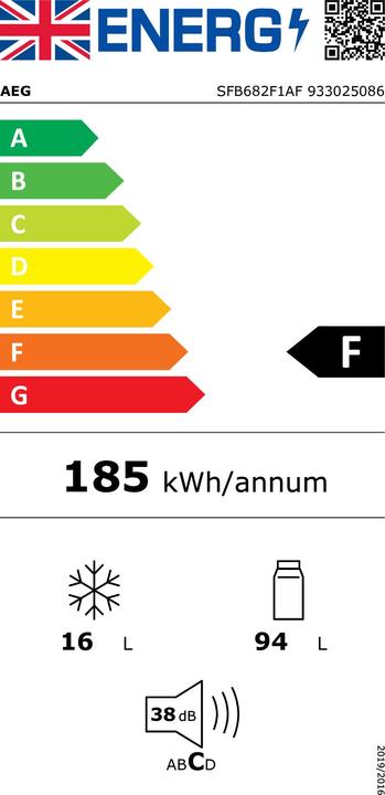 Energie-Label AEG SFB682F1AF