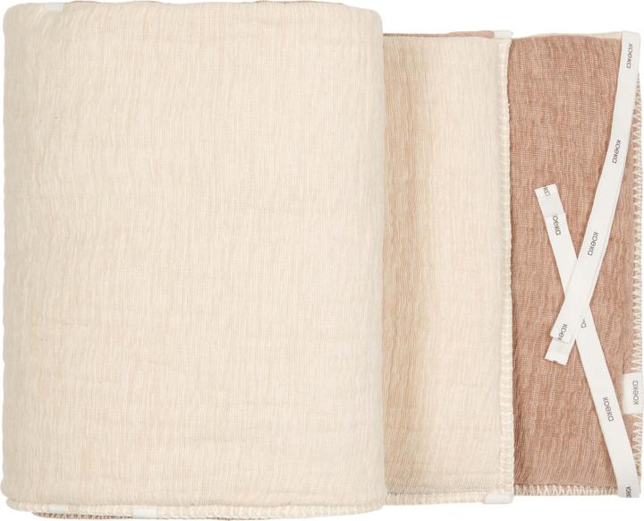Actual product image Koeka Playpen / bed surround Rivoli warm white/caffe (180 cm, 30 cm)