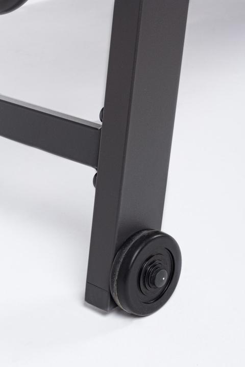 Produktbild Bizzotto Sonnenliege Hilde mit Rollen hoch LD30 anthrazit (200 cm)