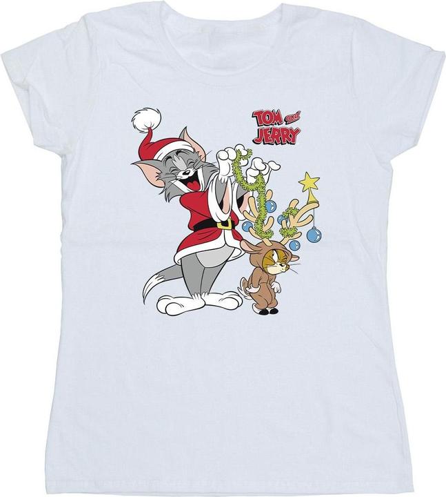 Tom & Jerry Christmas Reindeer TShirt (M)