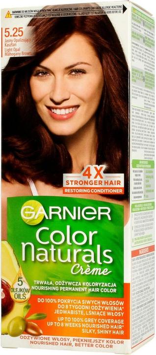 Garnier Color Naturals Hair Color Cream 5.25 Opalescent Chestnut (5.25 Opalescent Chestnut)