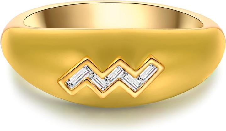 Glanzstücke München Damen Ring Sternzeichen Wassermann - 35970