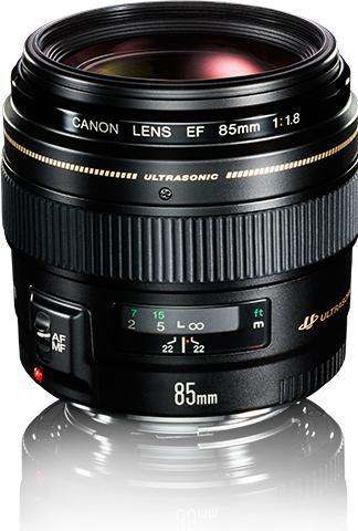 Image du produit Canon EF 85mm f/1.8 USM (Canon EF, Plein format)