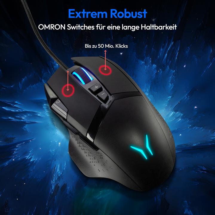 Actual product image Medion ERAZER Wizard P20 gaming mouse (Cable)