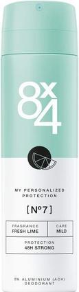 8X4 9350 Deospray No. 7 fresh lime, 150ml (Spray, 150 ml)