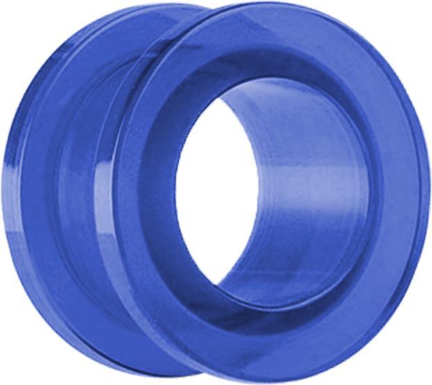 Produktbild Star Piercing Flesh Tunnel dunkelblau (ohne Messing, Acryl)