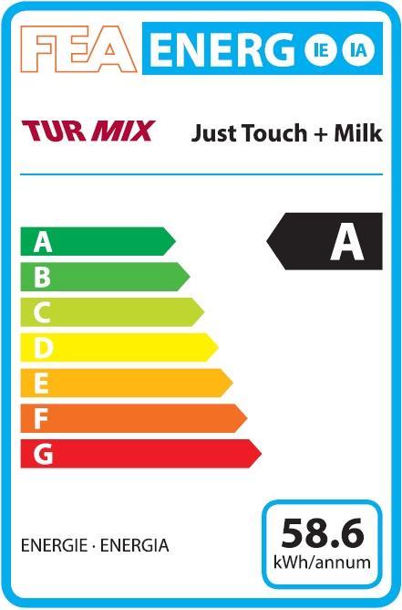 Energie-Label Turmix Just Touch + milk II