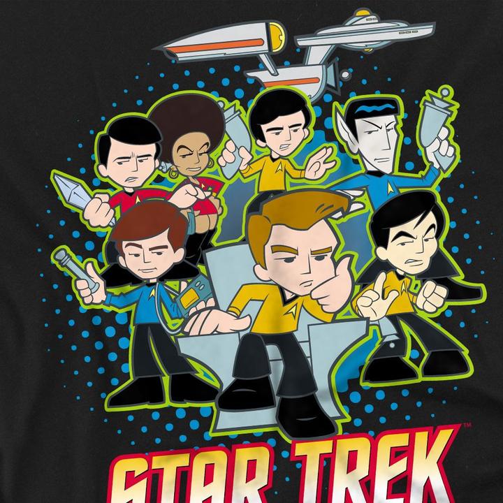 Immagine prodotto Star Trek Quogs Maglietta Collage Uomo (4XL)