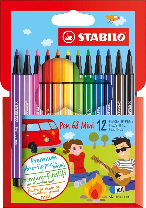 Immagine prodotto STABILO Penna 68 Mini Premium (Multicolore, 12 x)