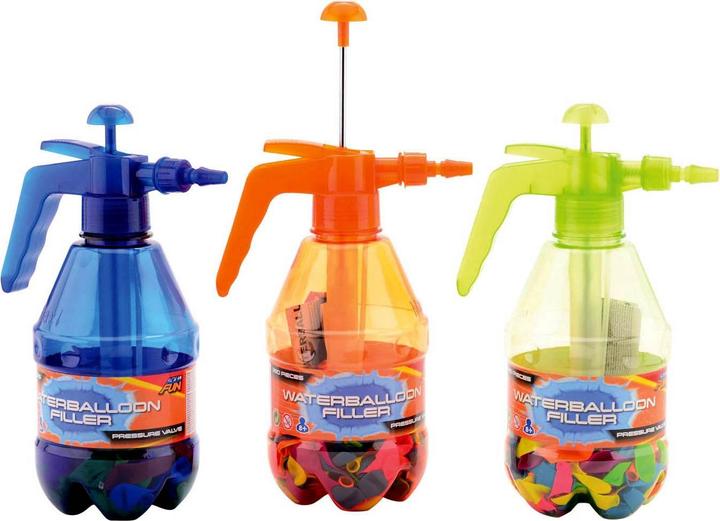 Actual product image Sombo Aqua Fun water balloon filler with 250 neon water balloons