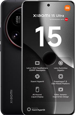 Image du produit Xiaomi 15 Ultra (512 Go, Noir, 6.73", Double SIM, 50 Mpx, 5G)