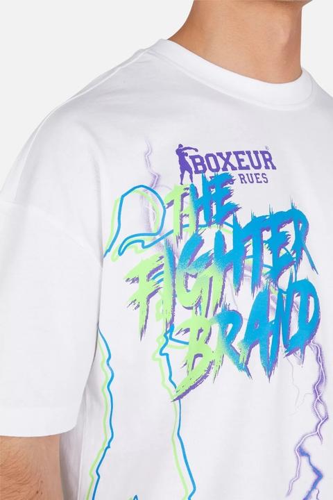 Actual product image Boxeur des Rues Roundneck T-Shirt W/ Prints (S)