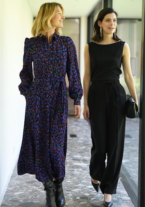 Actual product image Anne Weyburn Jumpsuit in soft flowing crêpe (30)