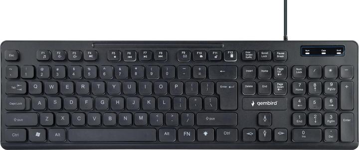 Produktbild Gembird KB-UML-02 Tastatur USB US Englisch (US, Kabelgebunden)