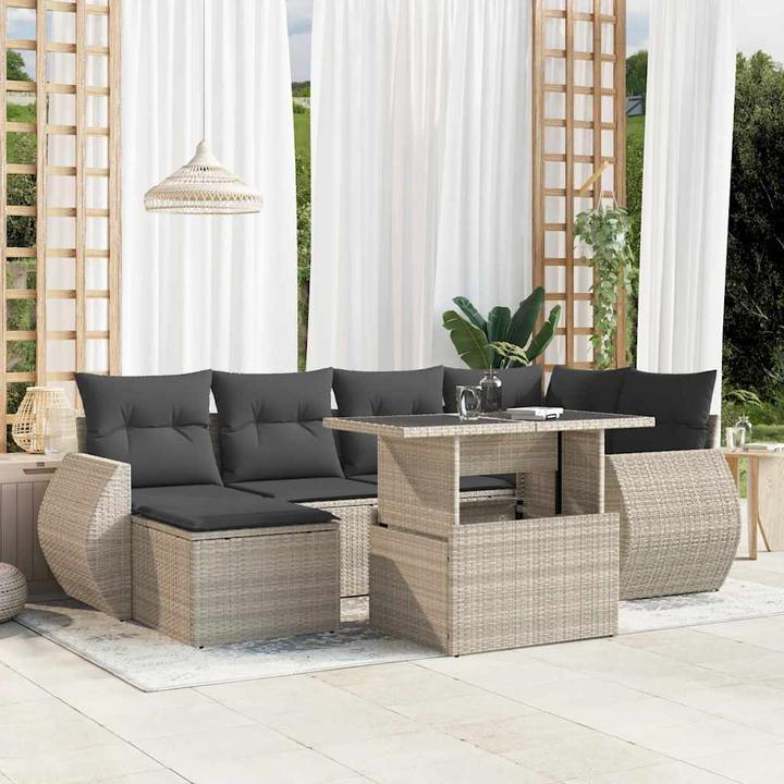 Produktbild VidaXL 10-tlg. Garten-Lounge-Set mit Kissen