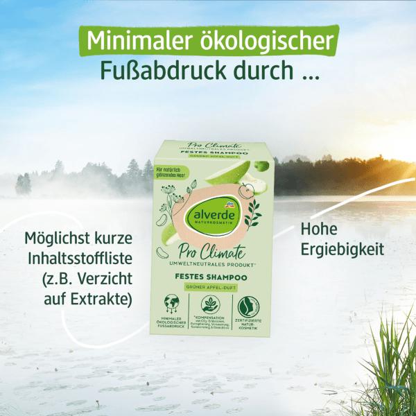 Produktbild dm alverde Festes Shampoo Pro Climate Grüner Apfel (Festes Shampoo)