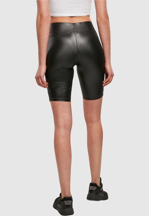 Immagine prodotto Urban Classics Pantaloncini da ciclista in similpelle da donna (XS)