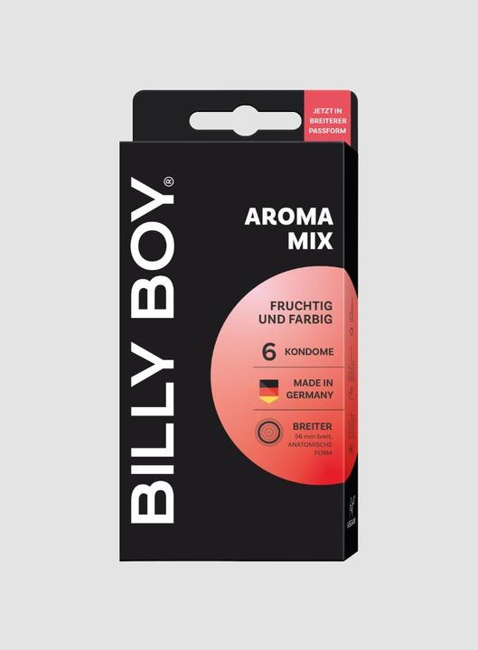 Produktbild Billyboy Billy Boy «Aroma Mix» 6 fruchtige Kondome für leckeren Oralverkehr (6 Stk.)
