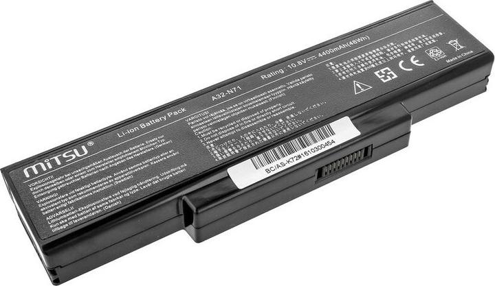 Produktbild Mitsu BATTERY BC/AS-K72 (ASUS 4400 MAH 48 WH) - Batterie (6 Zellen, 4400 mAh)