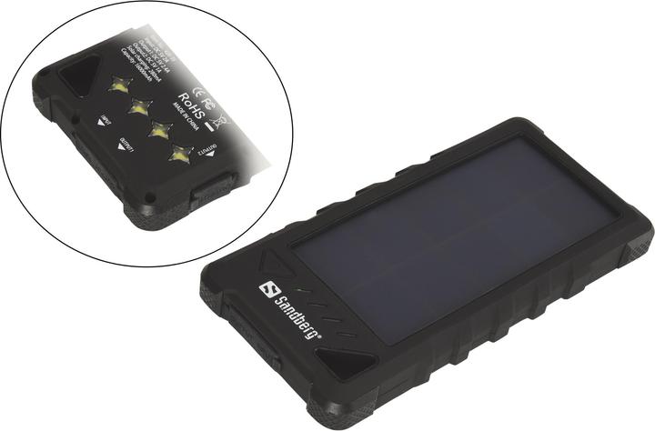 Produktbild Sandberg Outdoor Solar (16000 mAh, 1.40 W, 59.20 Wh)